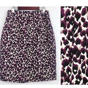 Ann Taylor Stylish Leopard Print Skirt size 10